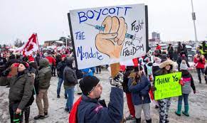 कोरोना खोप अनिवार्य गरिएपछि क्यानडामा विरोध प्रदर्शन