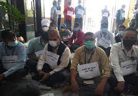 नेपाल टेलीकम भित्रकै कर्मचारी  आन्दोलित ,