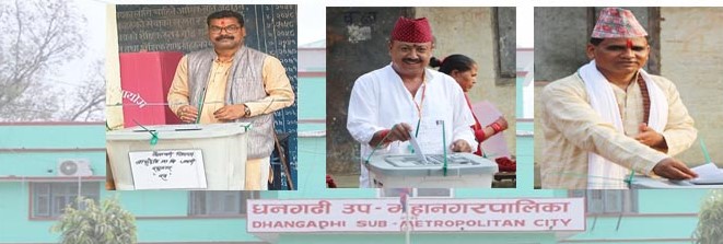 धनगढी उपमहानगरपालिकामा २४ हजार ४१७ मतगणना हुँदा कसको मत कति ?
