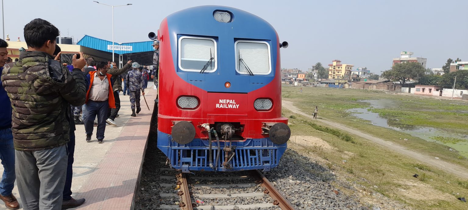 महोत्तरीको बिजलपुरासम्म १७ किलोमिटर ब्रोडगेज रेलमार्ग निर्माण कार्य अन्तिम चरणमा