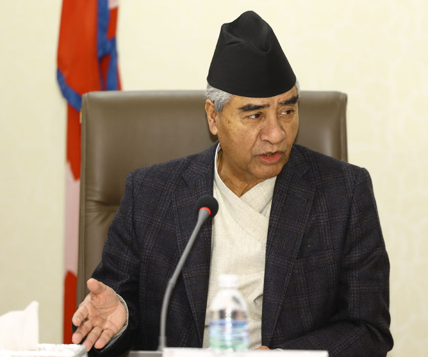 देउवाद्वारा वाङ्‍मय शताब्दी पुरुषको निधनप्रति दुःख व्यक्त