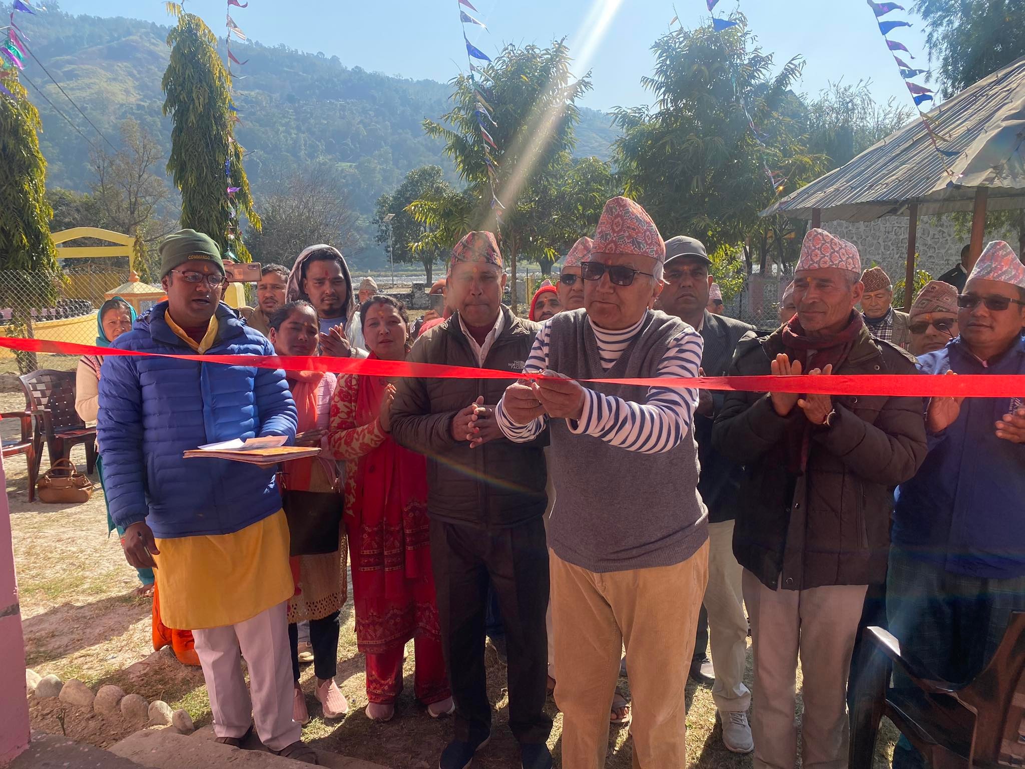 टाँगो ठड्इयो वैद्यनाथमा शिवरात्री सुरु ,पुस्तकालय भवनको उद्घाटन