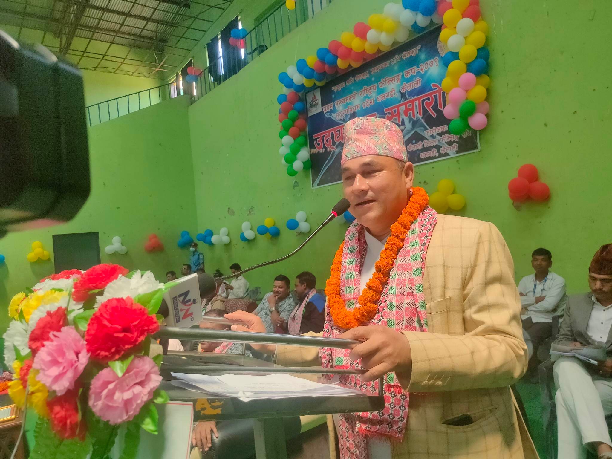 सुदूरपश्चिम प्रदेशका मुख्यमन्त्री कमलबहादुर शाहले बाट राष्ट्रिय फेन्सिङ प्रतियोगिता सुरु