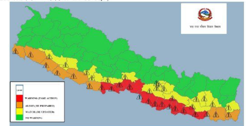 देशभर बढ्दो गर्मी तत्काल रोकिने संकेत नरहेकोले घरबाहीर ननिस्कन आग्रह