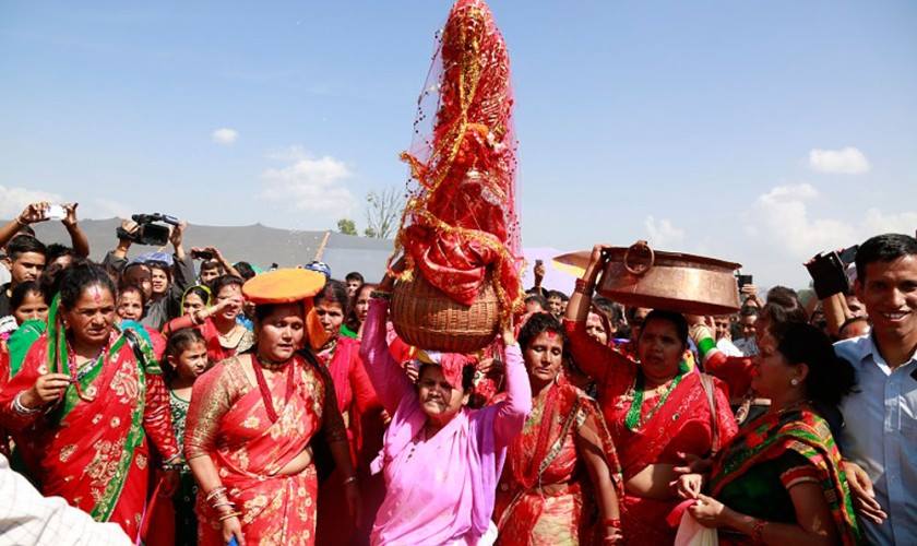 आज गौरा पर्व  सुदूर र मध्यपश्चिमवासीले मनाउँदै ,
