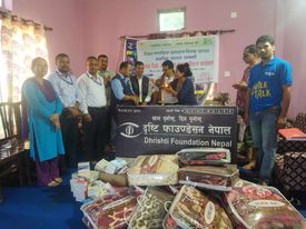 धनगढी दृष्टि फाउण्डेसनलाई मानसिक रोगको औषधि वितरण