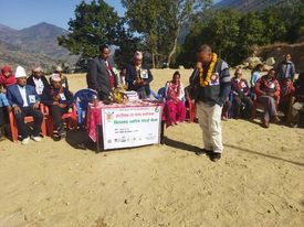 एउटै वडामा दुइटा कार्यक्रम फरक फरक प्रमुख अतिथि