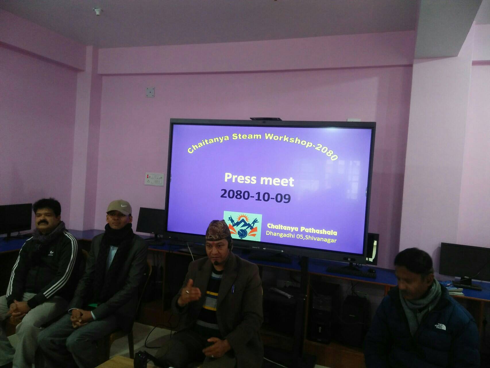 चैतन्य पाठशालामा चैतन्य स्टीम वर्कसप कार्यक्रम आयोजना हुने