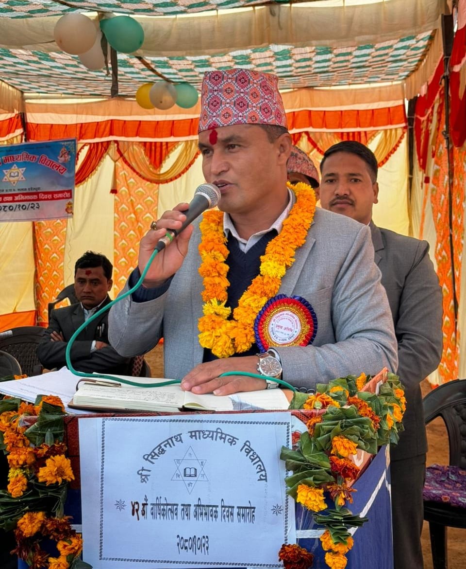 शिक्षा,स्वास्थ्य,खेलकुद क्षेत्रमा प्रदेश सरकार नयाँ रणनीतिका साथ अघि बढिरहेको छ – मन्त्री झपट बहादुर साउद